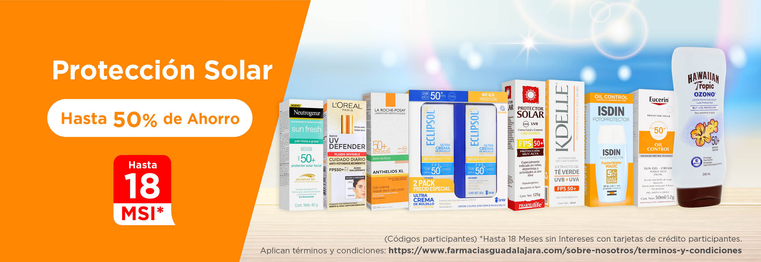 Protección solar hasta 50% de ahorro