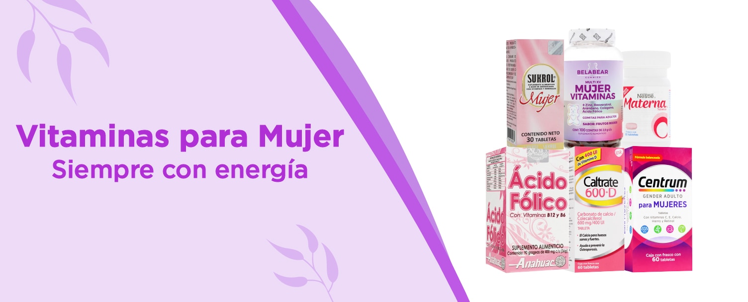 Vitaminas para Mujer | Siempre con energía