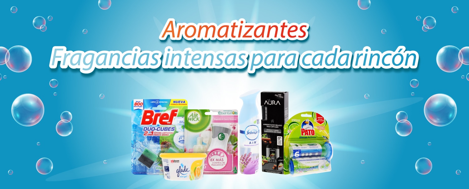 Aromatizantes, fragancias intensas para cada rincón
