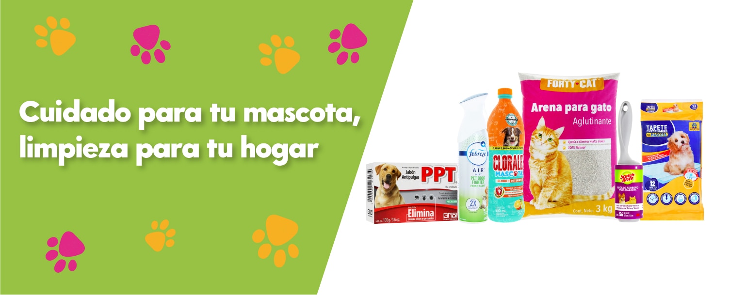 Cuidado para tu mascota, limpieza para tu hogar