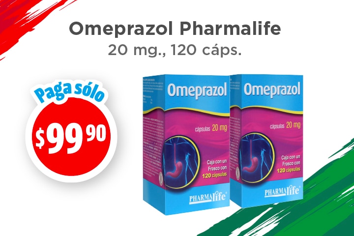 Omeprazol 20mg 120 cap pharma cj $99.90