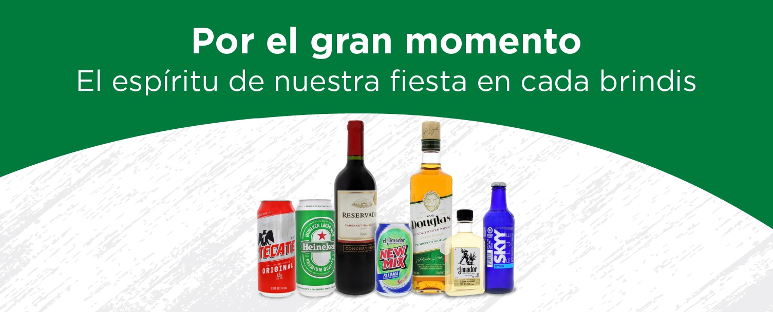 Por el gran momento/ el espíritu de nuestra fiesta en cada brindis