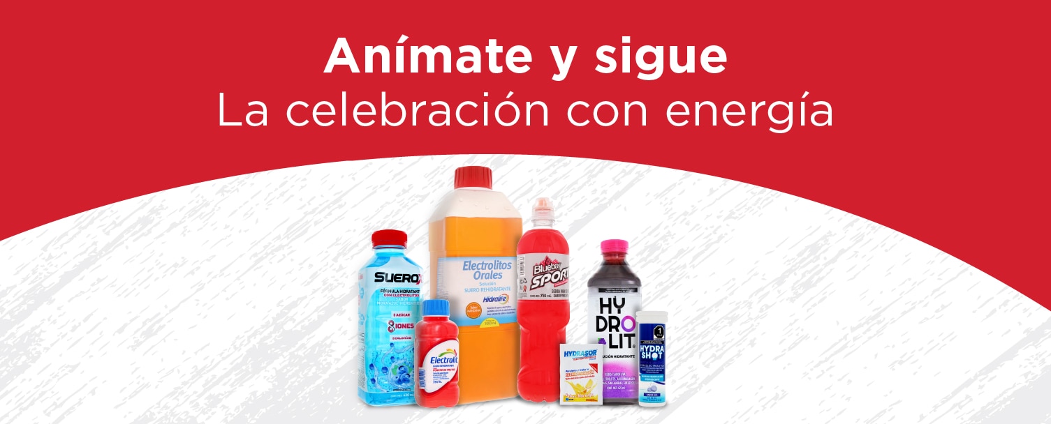 Anímate y sigue la celebración con energía