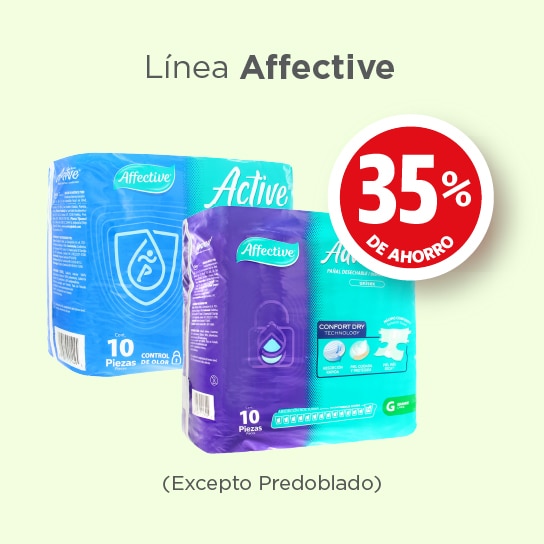 Línea Affective 35% de Ahorro (Excepto Predoblado)