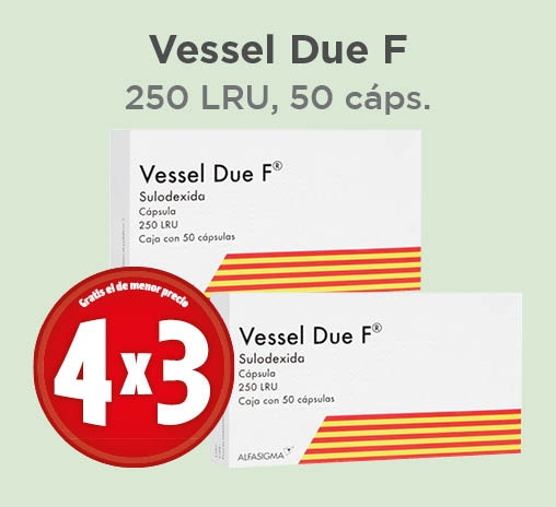 Vessel due f 250lru, 50 cápsulas. lleva 4 por 3