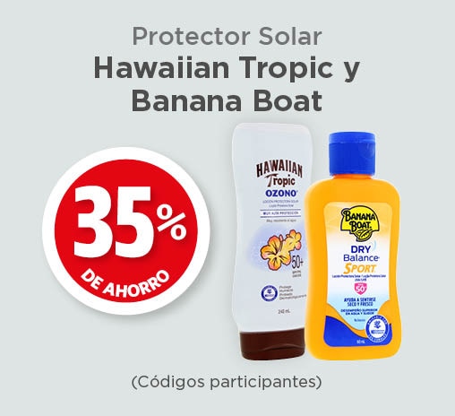 BLOQUEADORES HAWAIIAN Y BANANA BOAT