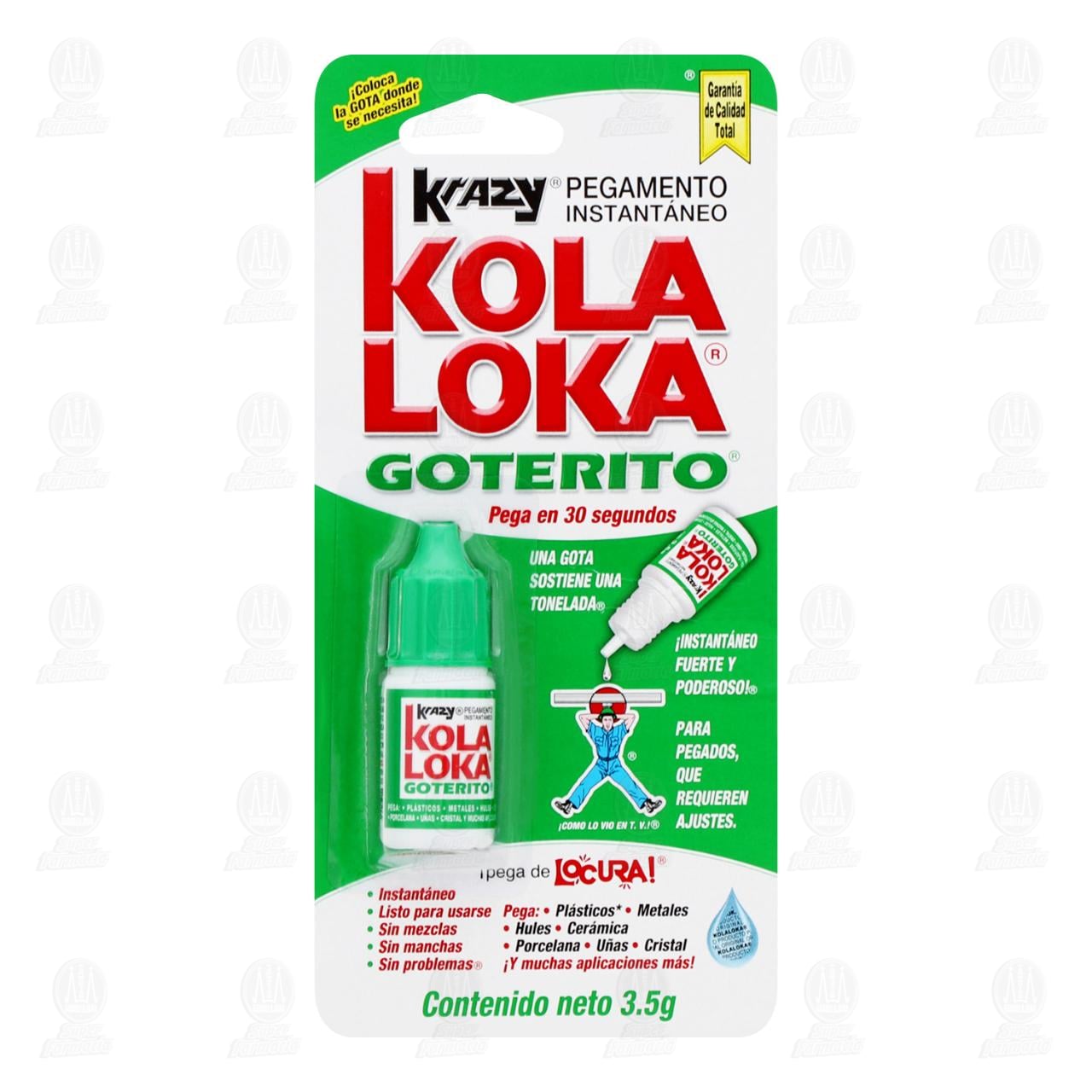 Pegamento Instantáneo Kola Loka Goterito, 3.5 gr.