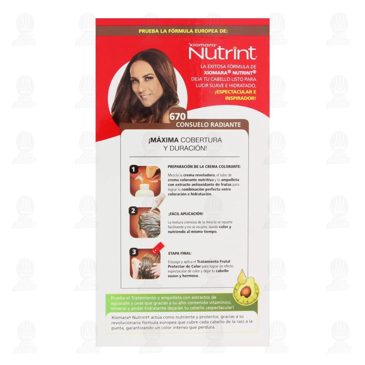 Tinte Nutrint Color Espectacular en Crema Rubio Oscuro Dorado Cobrizo (670), 1 pz. image number 2