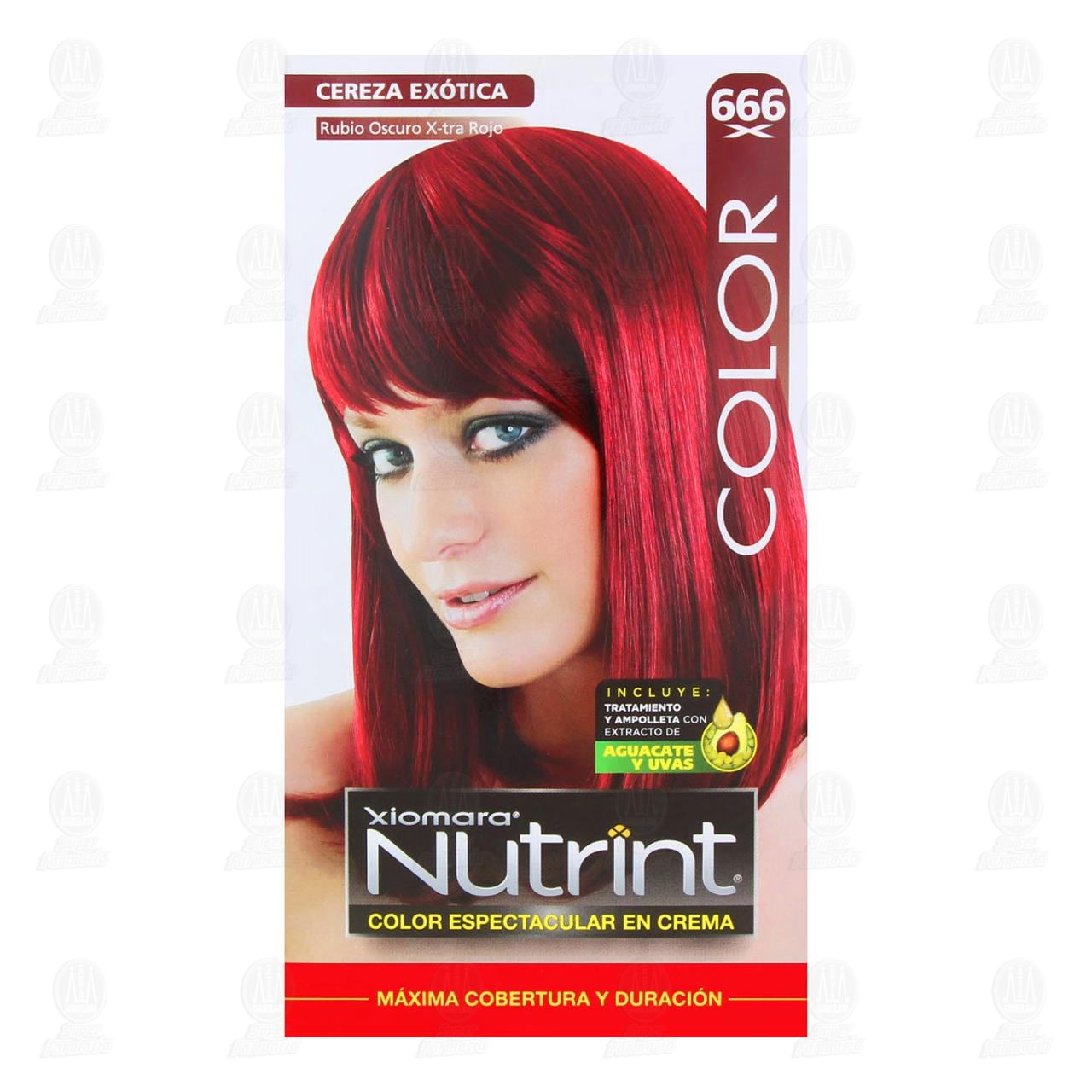 Tinte Nutrint Color Espectacular en Crema Rubio Oscuro X-tra Rojo (666), 1 pz. image number 1