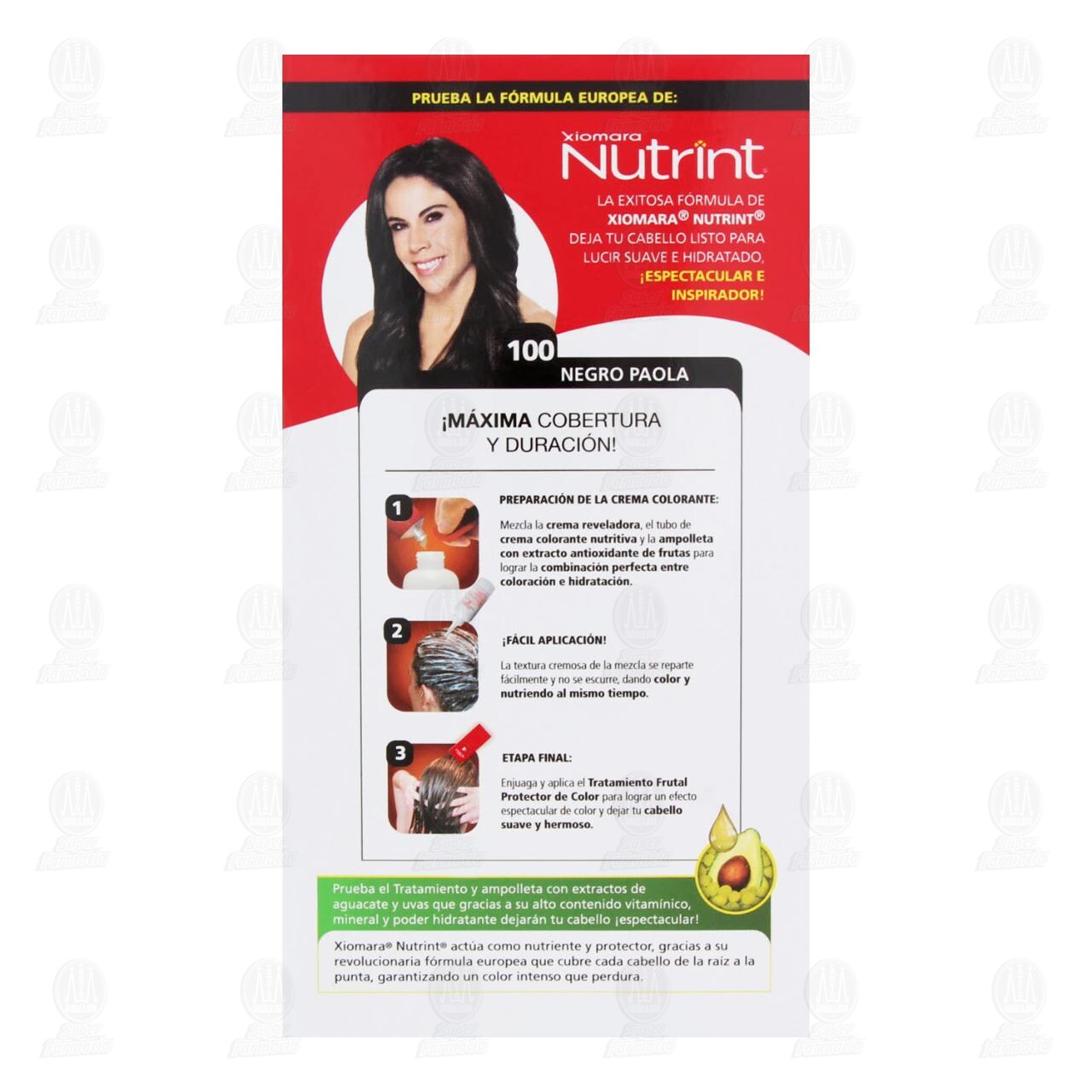 Tinte Nutrint Color Espectacular en Crema Negro &Eacute;bano (100), 1 pz. image number 2