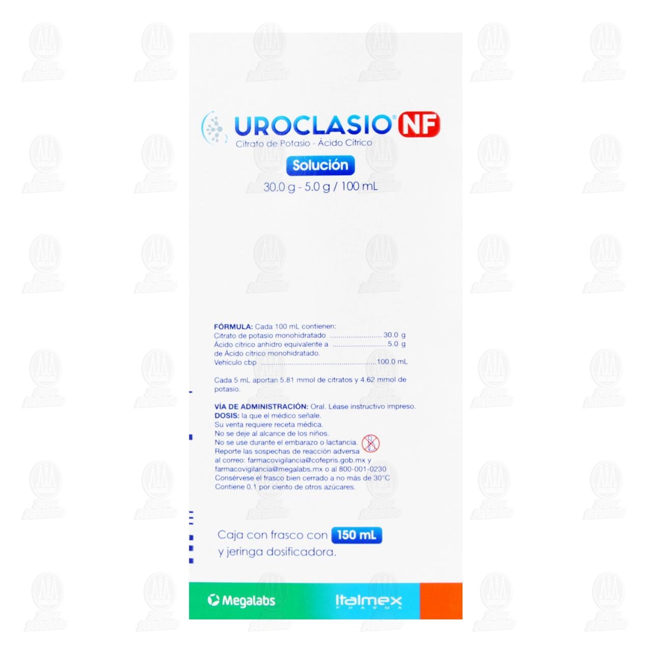 Uroclasio NF Soluci&oacute;n, 150 ml. image number 2