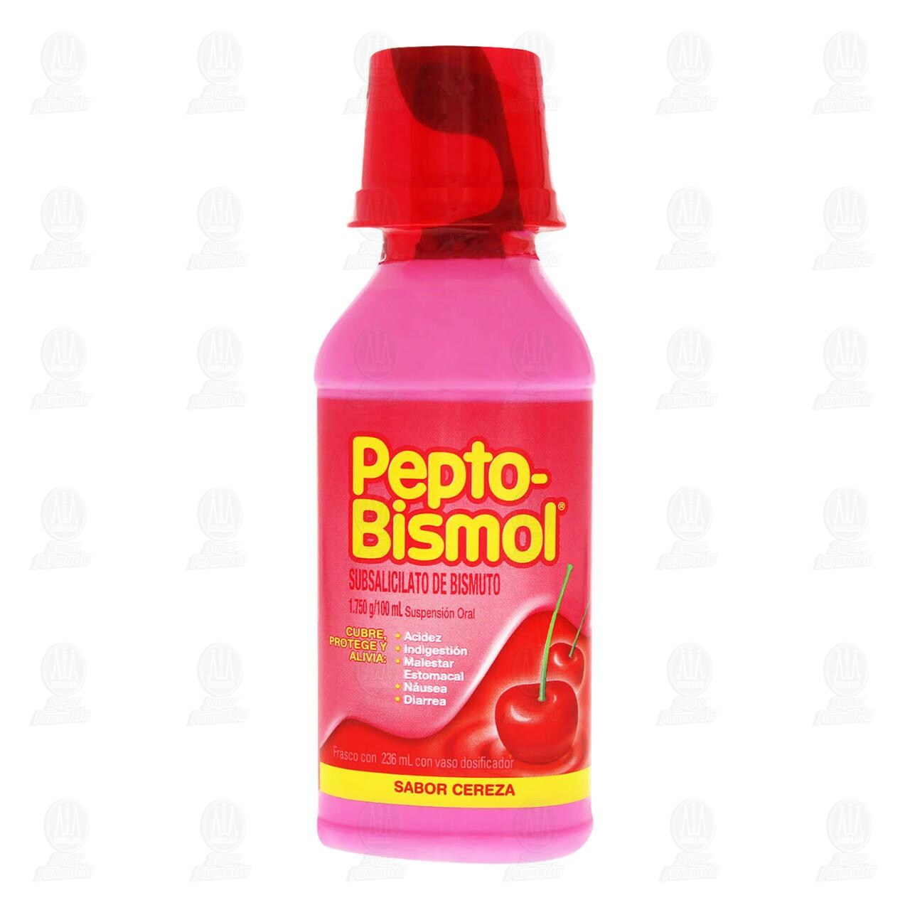 Pepto-Bismol Suspensi&oacute;n Sabor Cereza, 236 ml. image number 1