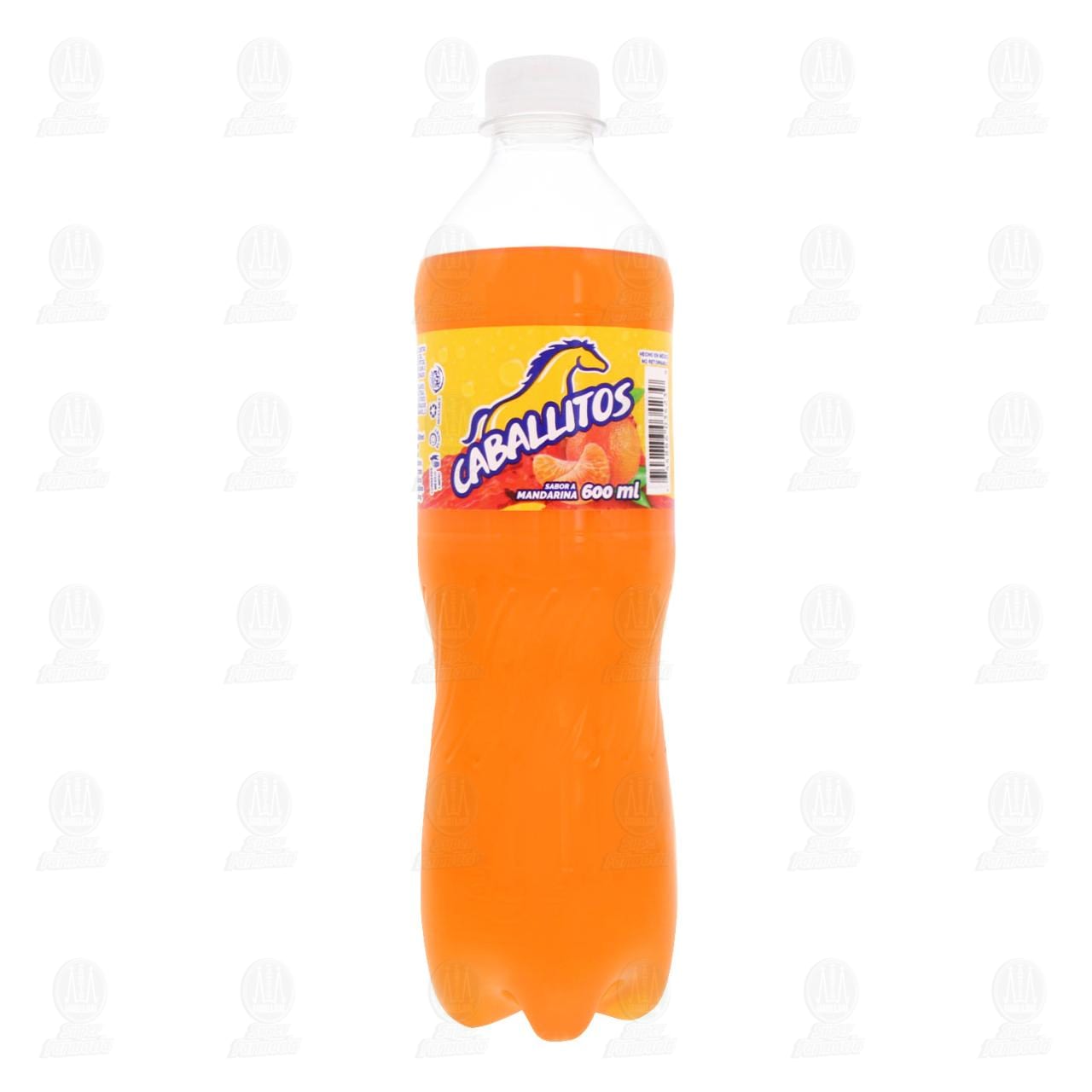 Refresco Caballitos Mandarina, 600 ml. image number 1