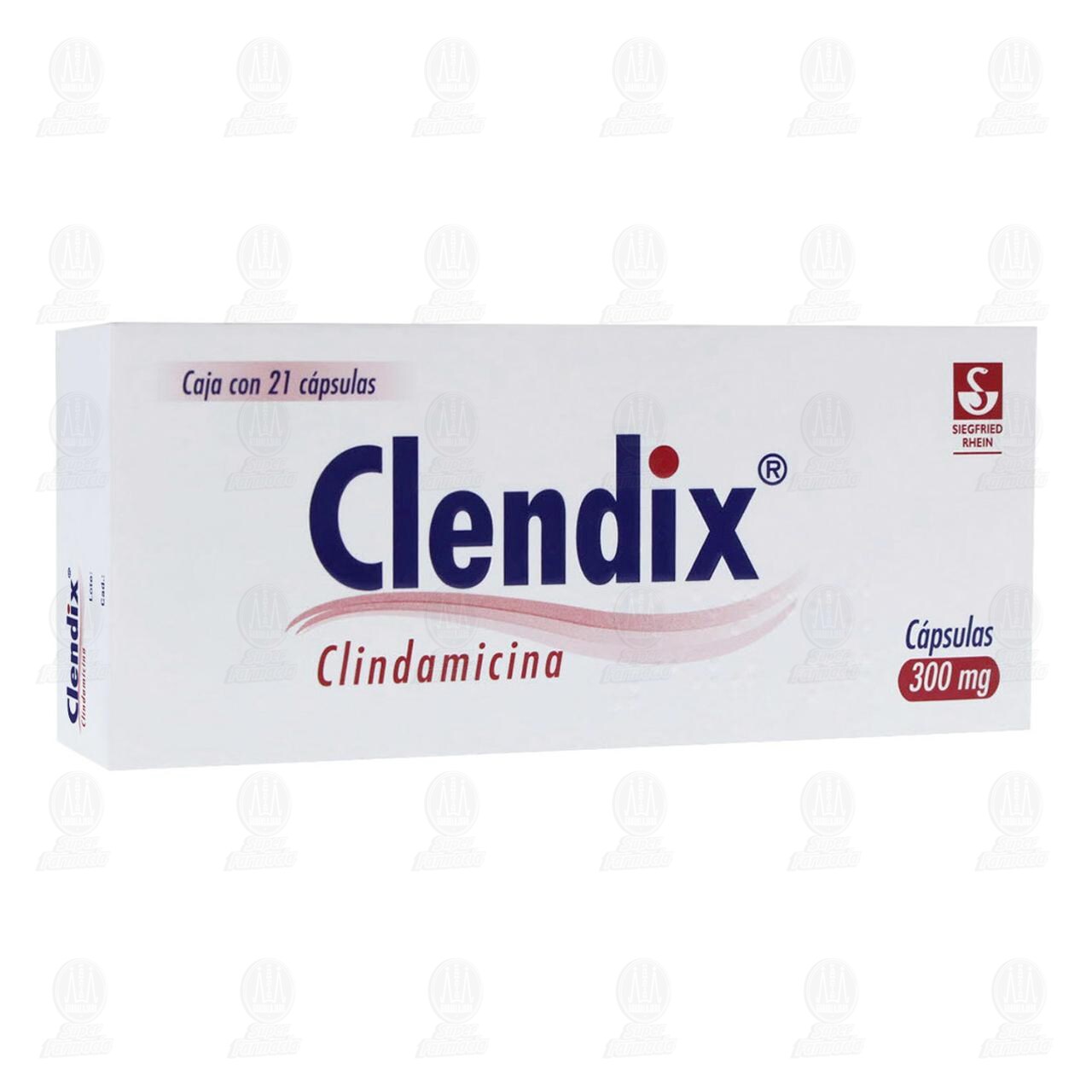 Clendix 300 mg, 21 C&aacute;psulas. image number 0