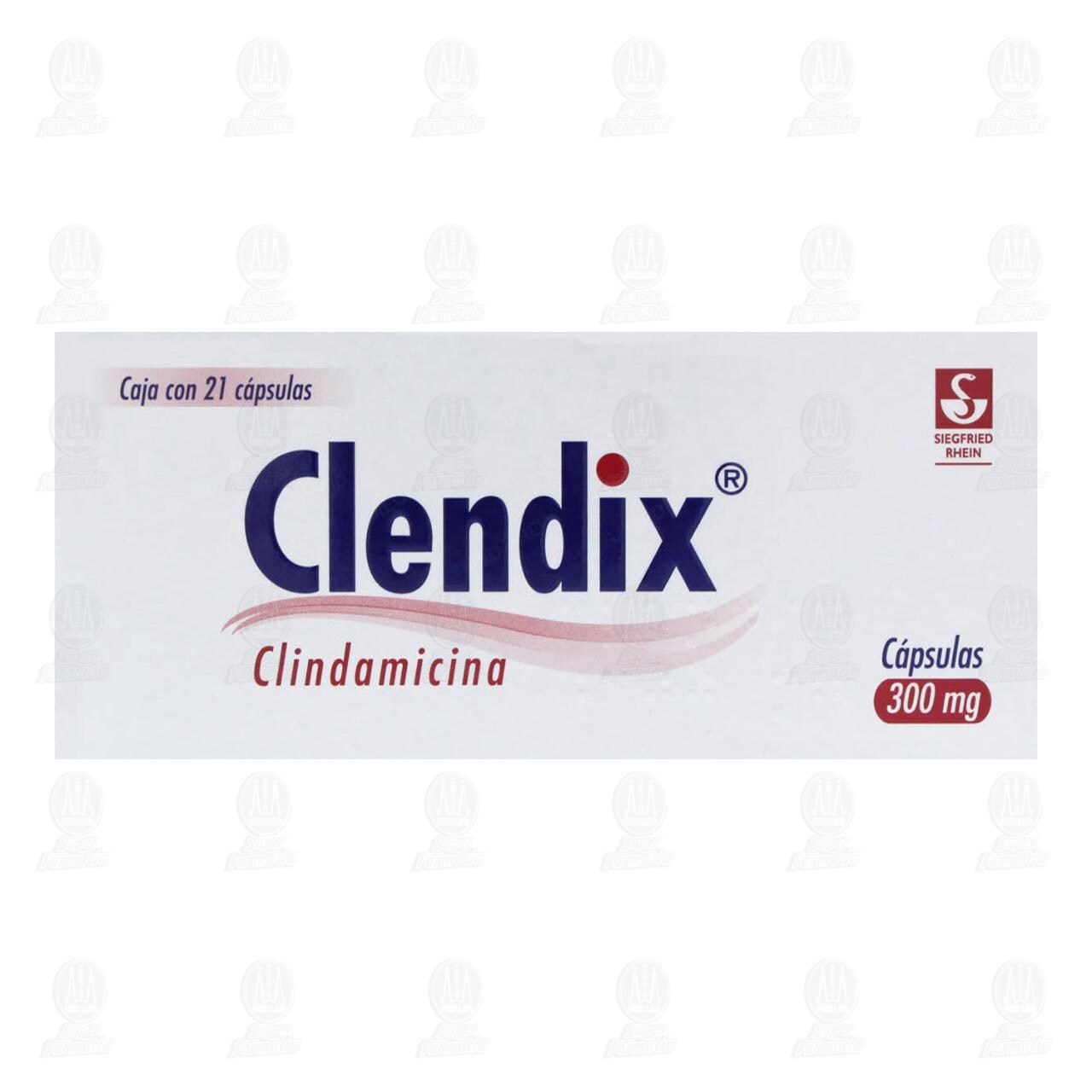 Clendix 300 mg, 21 C&aacute;psulas. image number 1