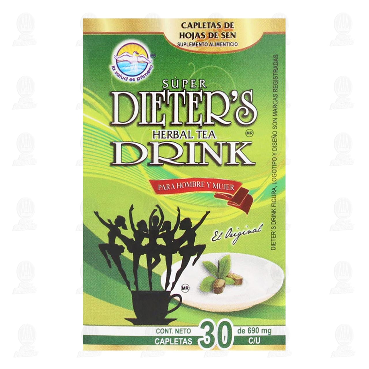 Dieter's Drink 690 mg, 30 Capletas. image number 1