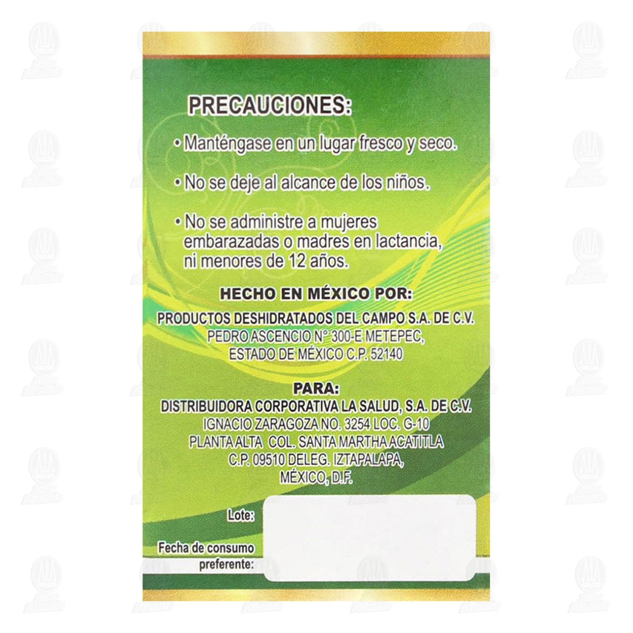 Dieter's Drink 690 mg, 30 Capletas. image number 2