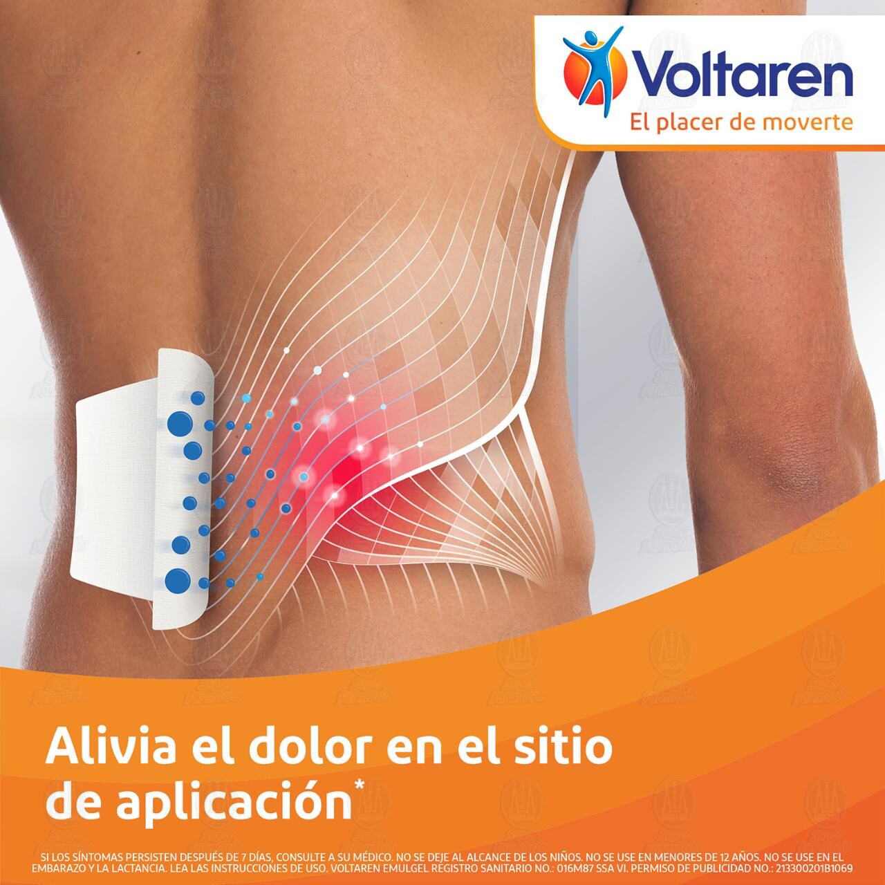 Voltaren 24H 15 mg, 5 Parches. image number 4