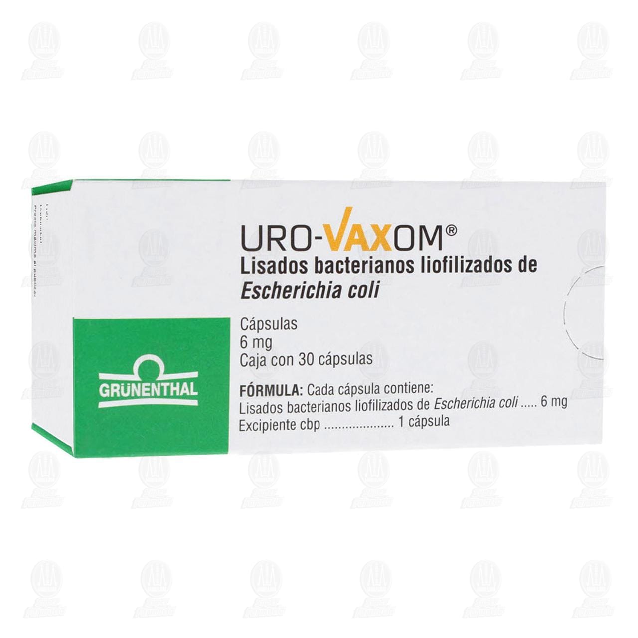 Imagen para Uro-Vaxom 6 mg, 30 Cápsulas.
