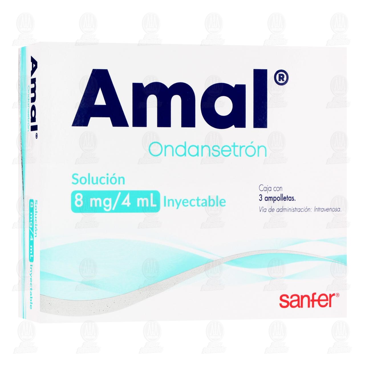 Amal 8mg/4ml Soluci&oacute;n Inyectable, 3 ampolletas. image number 0