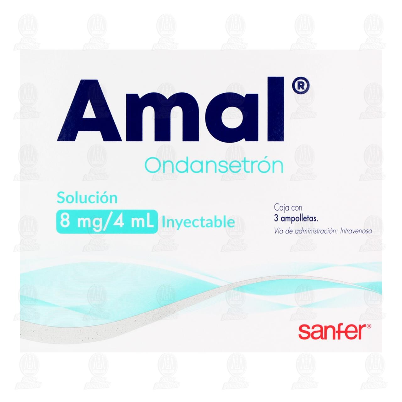 Amal 8mg/4ml Soluci&oacute;n Inyectable, 3 ampolletas. image number 1