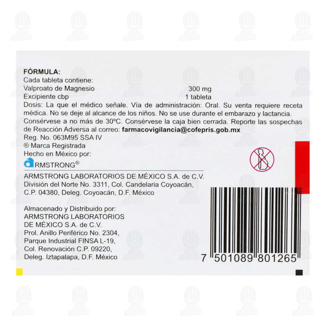 Atemperator LP 300 mg, 20 Tabletas. image number 2