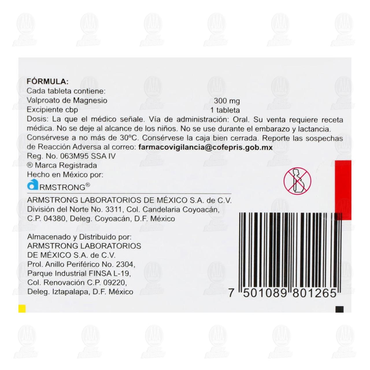 Atemperator LP 300 mg, 20 Tabletas. image number 2