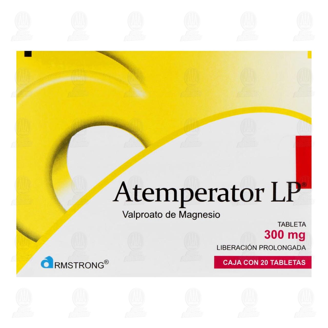 Atemperator LP 300 mg, 20 Tabletas. image number 1