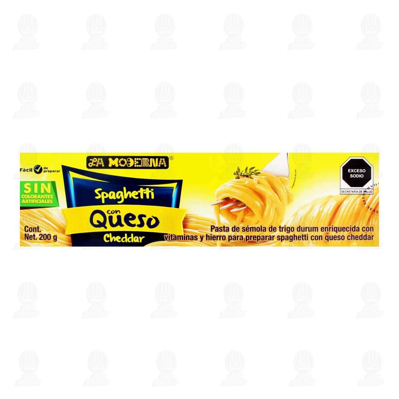 Pasta La Moderna Spaghetti con Queso Cheddar, 200 gr. image number 1