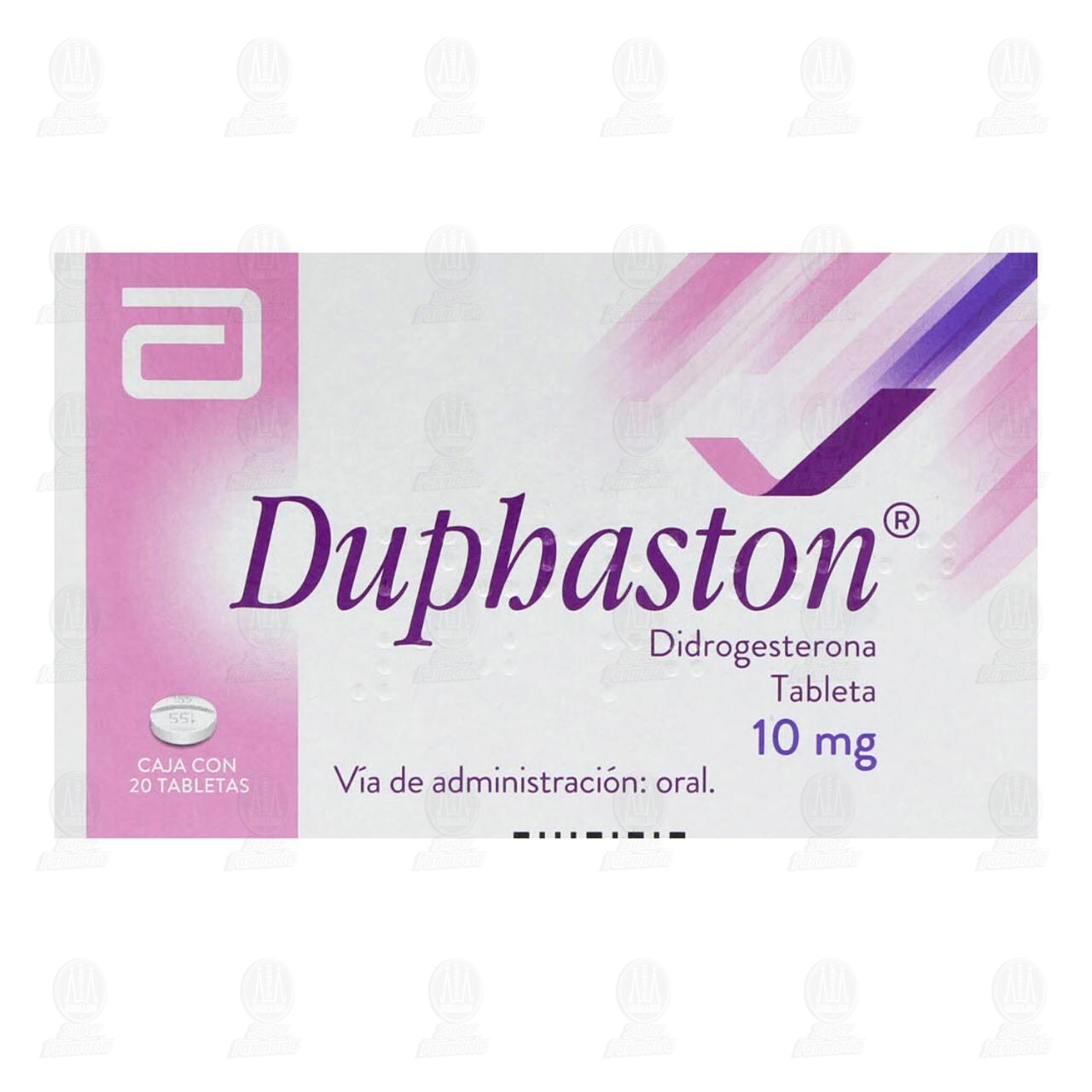Duphaston 10 mg, 20 Tabletas. image number 1