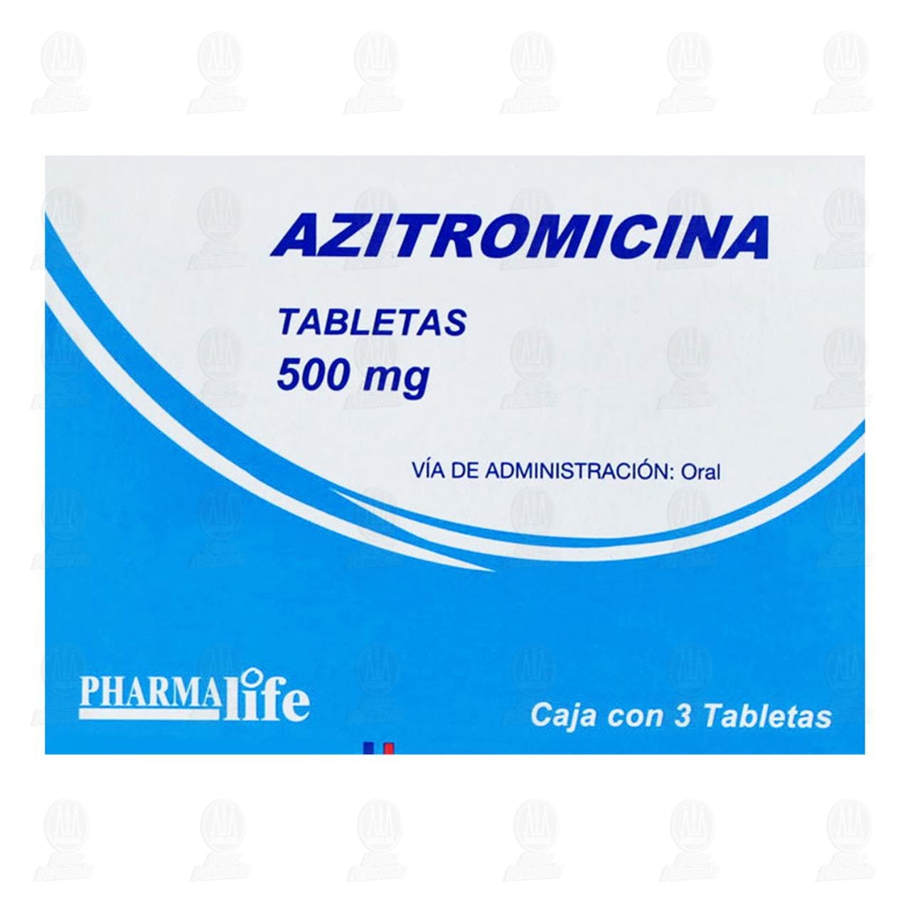 Azitromicina 500 mg, 3 Tabletas Pharmalife. image number 1
