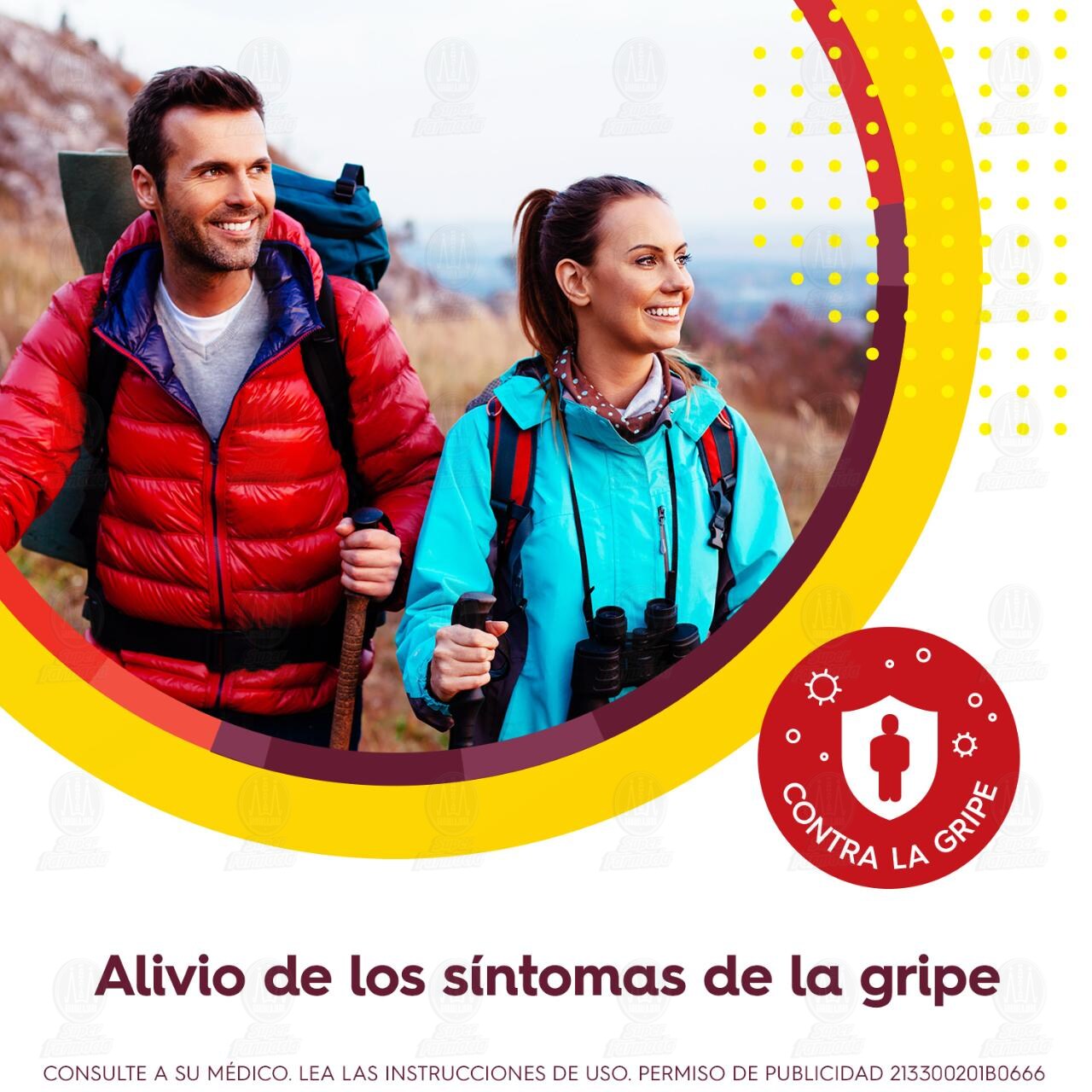 Tabcin&nbsp;500 mg Alivio de los Molestos S&iacute;ntomas de la Gripe, 12 Tabletas. image number 2