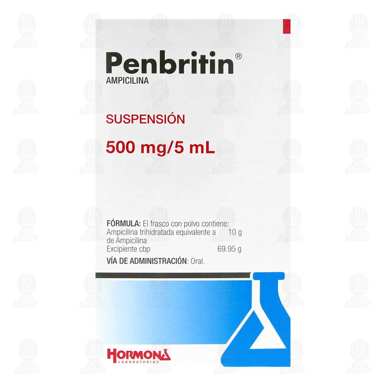 Penbritin 500mg/5ml Suspensi&oacute;n, 100 ml. image number 2
