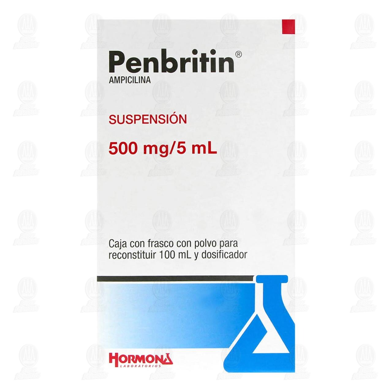 Penbritin 500mg/5ml Suspensi&oacute;n, 100 ml. image number 1