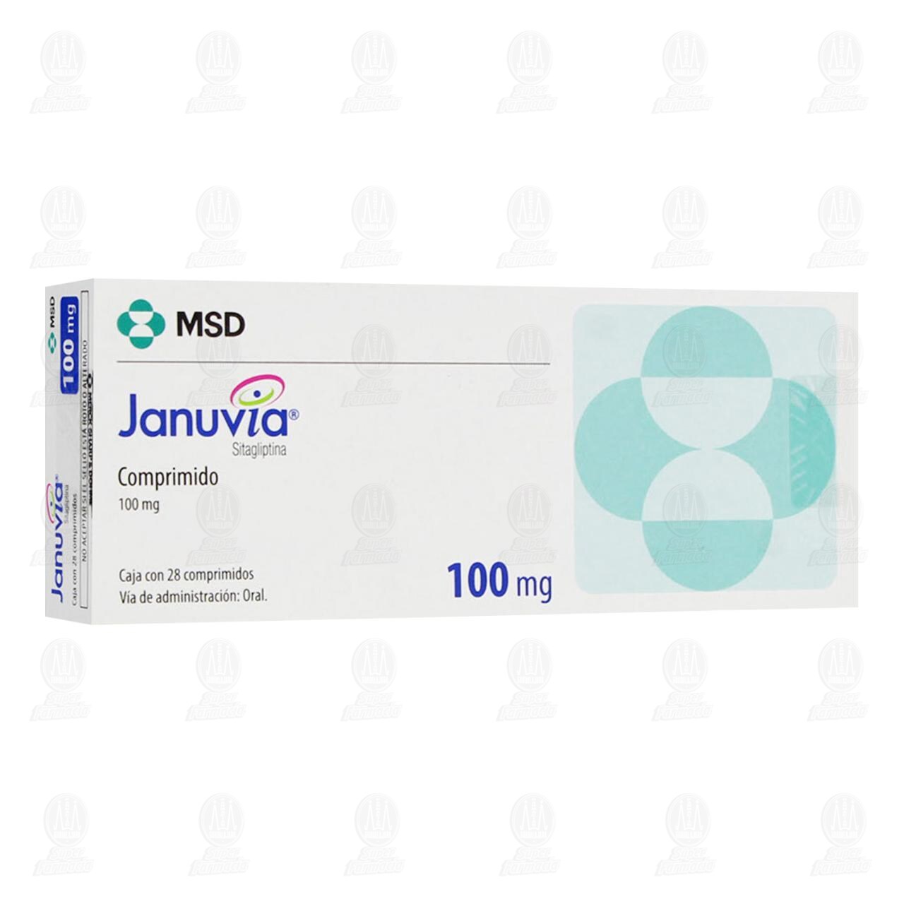 Januvia 100 mg, 28 Comprimidos.