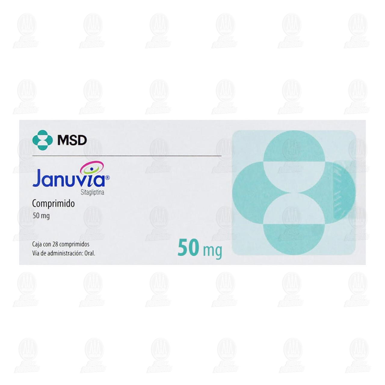 Januvia 50 mg, 28 Comprimidos. image number 1