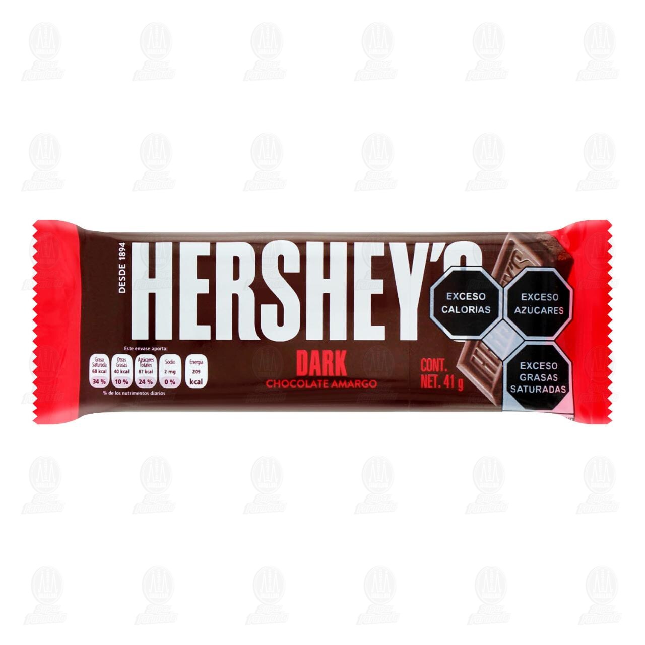 Chocolate Hershey's Dark, 41 gr.