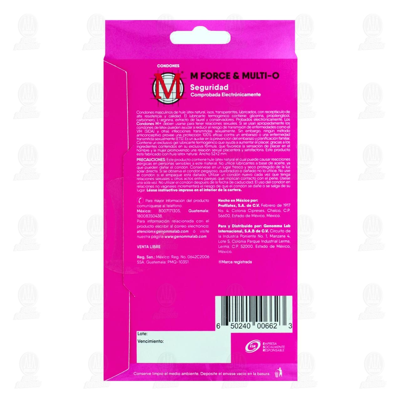 M Bi-O Preservativos, 3 pzas. image number 1