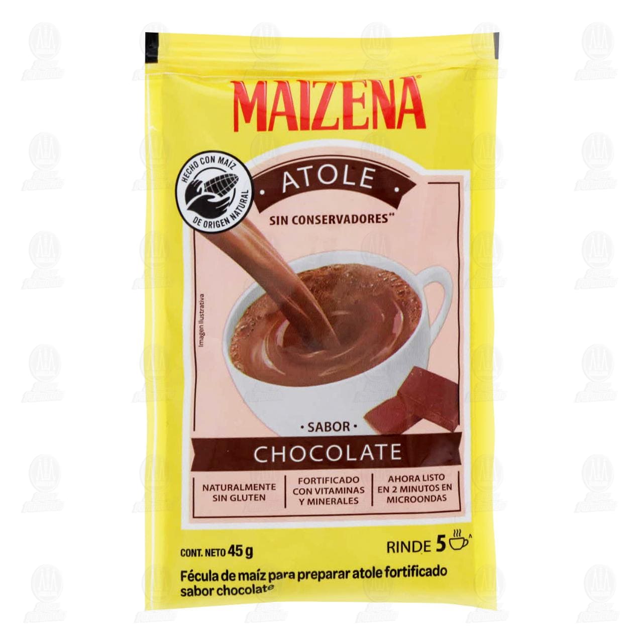 Imagen para Atole Maizena Sabor Chocolate, 45 gr.
