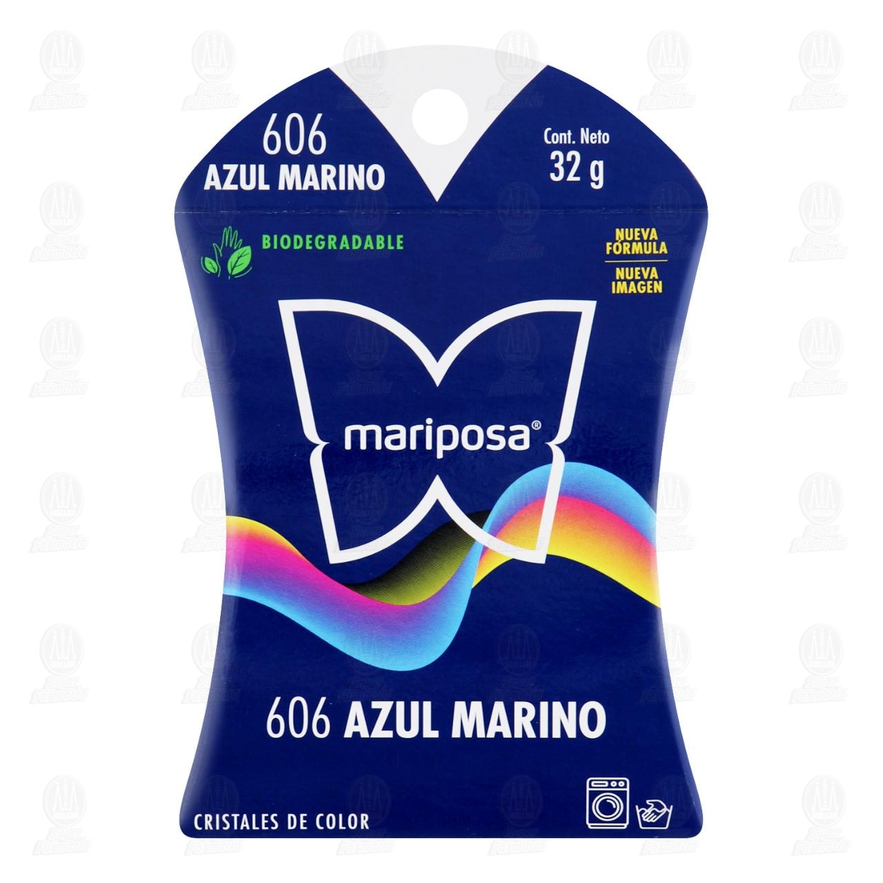 Imagen para Colorante para Tela Mariposa Azul Marino, 32 gr.