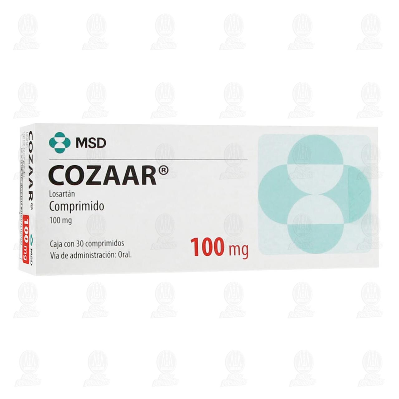 Cozaar 100 mg, 30 Comprimidos. image number 0