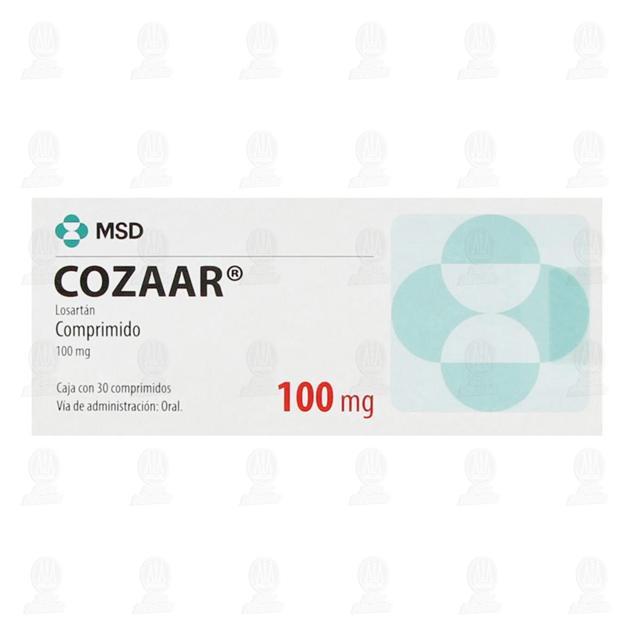 Cozaar 100 mg, 30 Comprimidos. image number 1