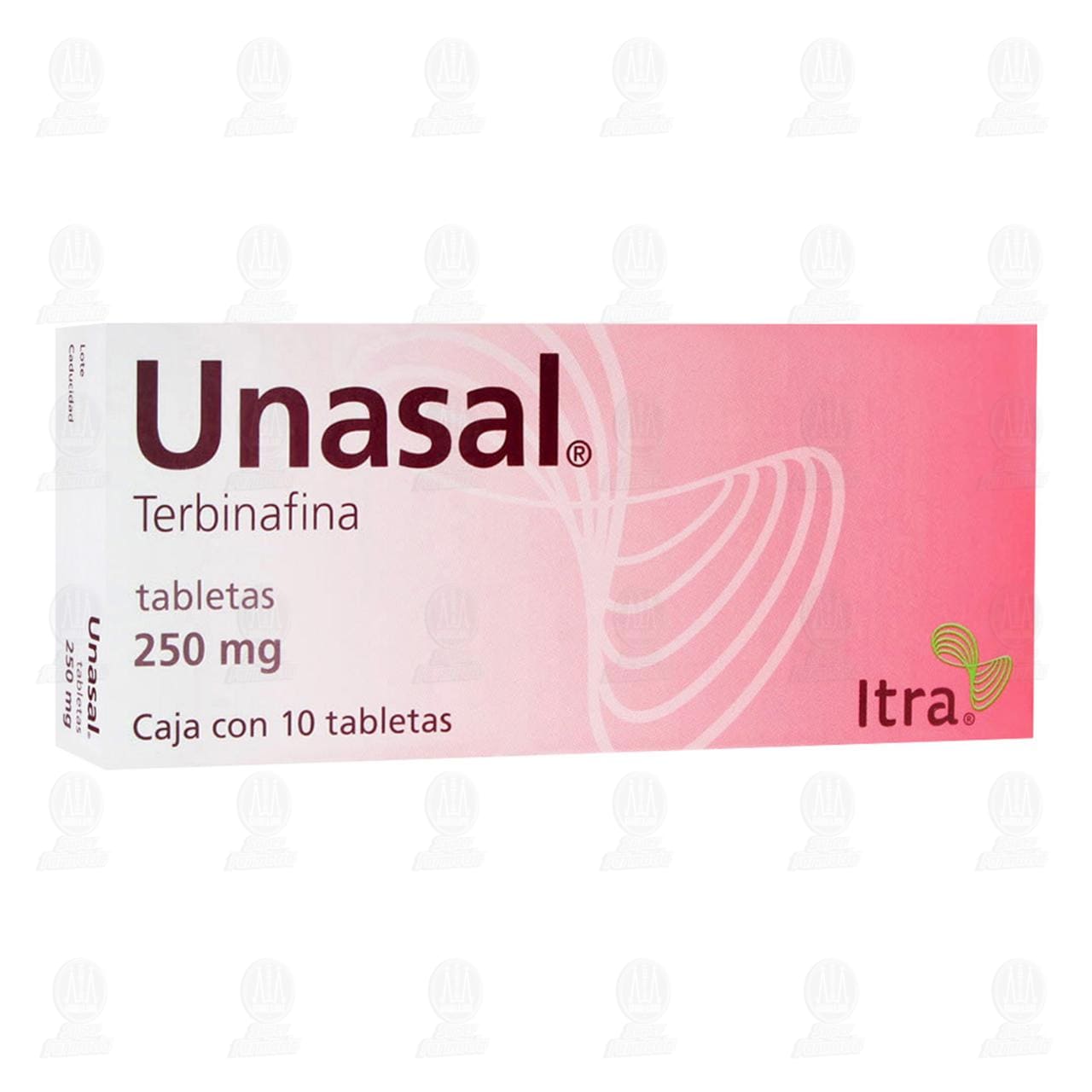 Unasal 250 mg, 10 Tabletas. image number 0