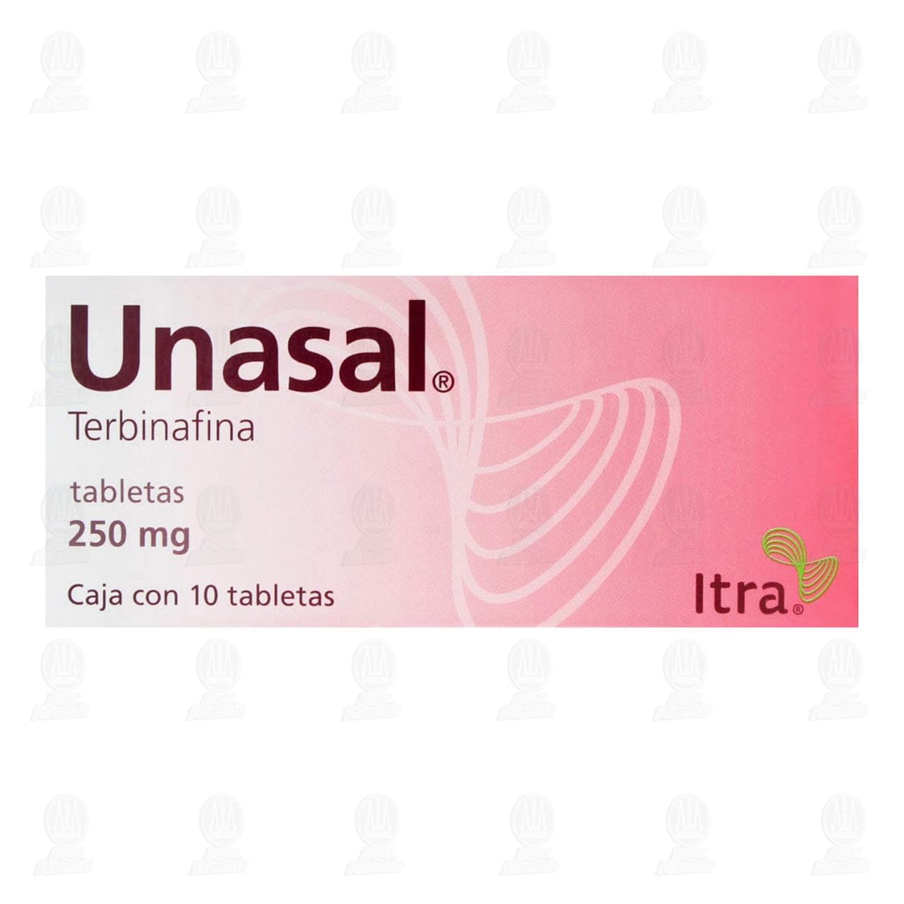 Unasal 250 mg, 10 Tabletas. image number 1