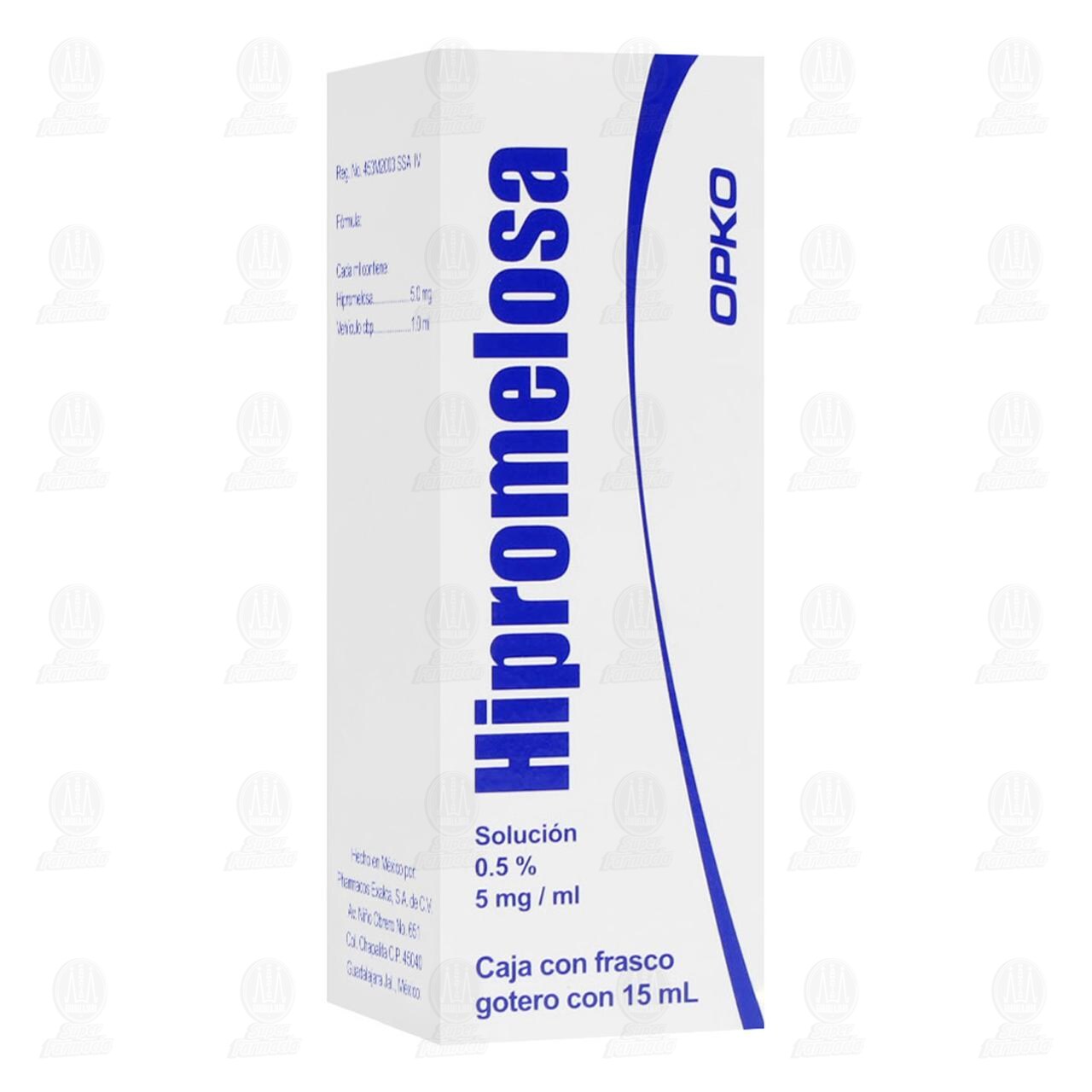 Hipromelosa 0.5% 5mg/ml Solución, 15 ml.