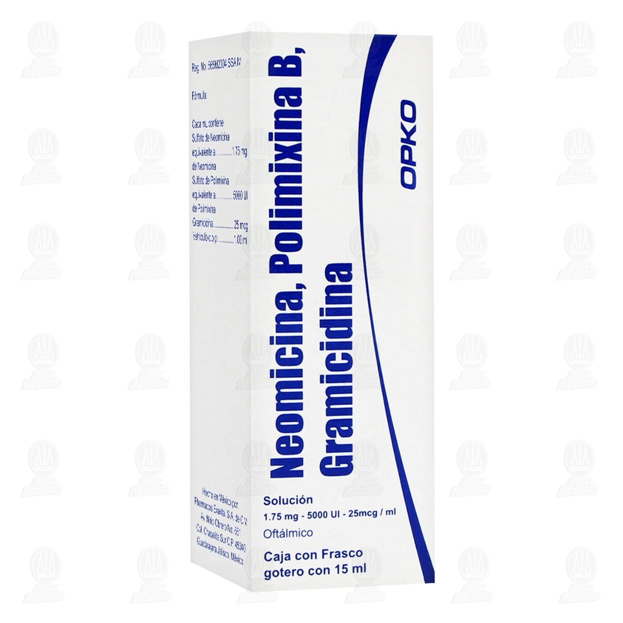 Neomicina Polimixina B Gramicidina Soluci&oacute;n Oft&aacute;lmica, 15 ml. image number 0