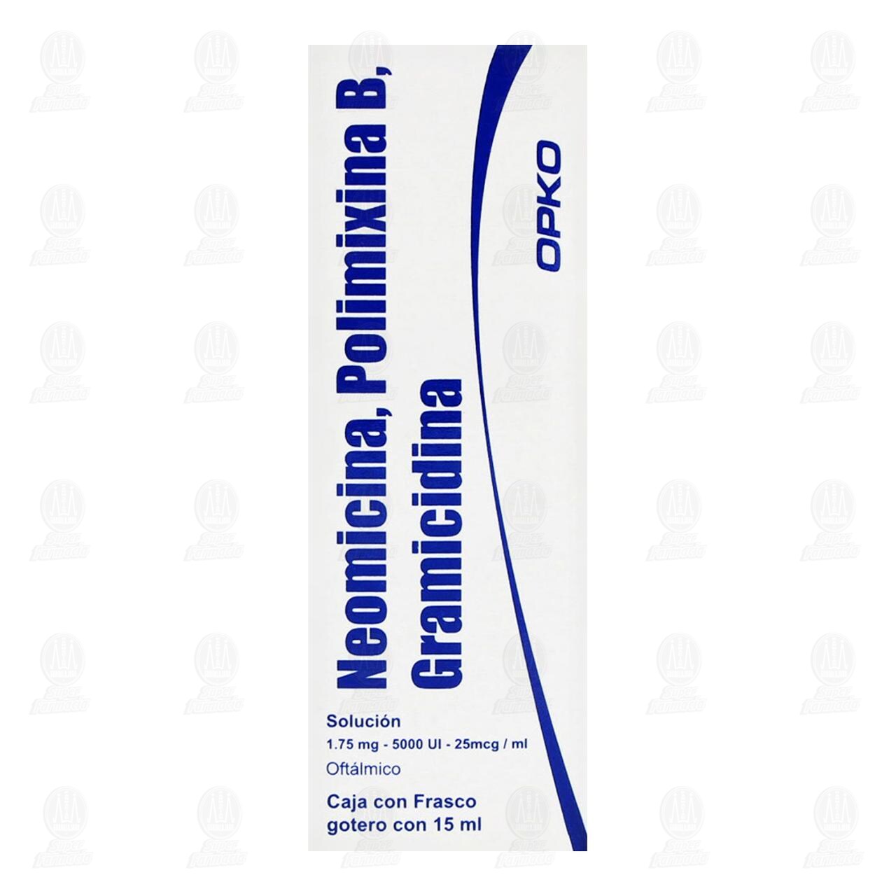 Neomicina Polimixina B Gramicidina Soluci&oacute;n Oft&aacute;lmica, 15 ml. image number 1