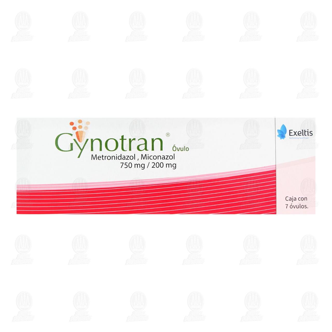 Gynotran 750mg/200mg, 7 &Oacute;vulos. image number 1