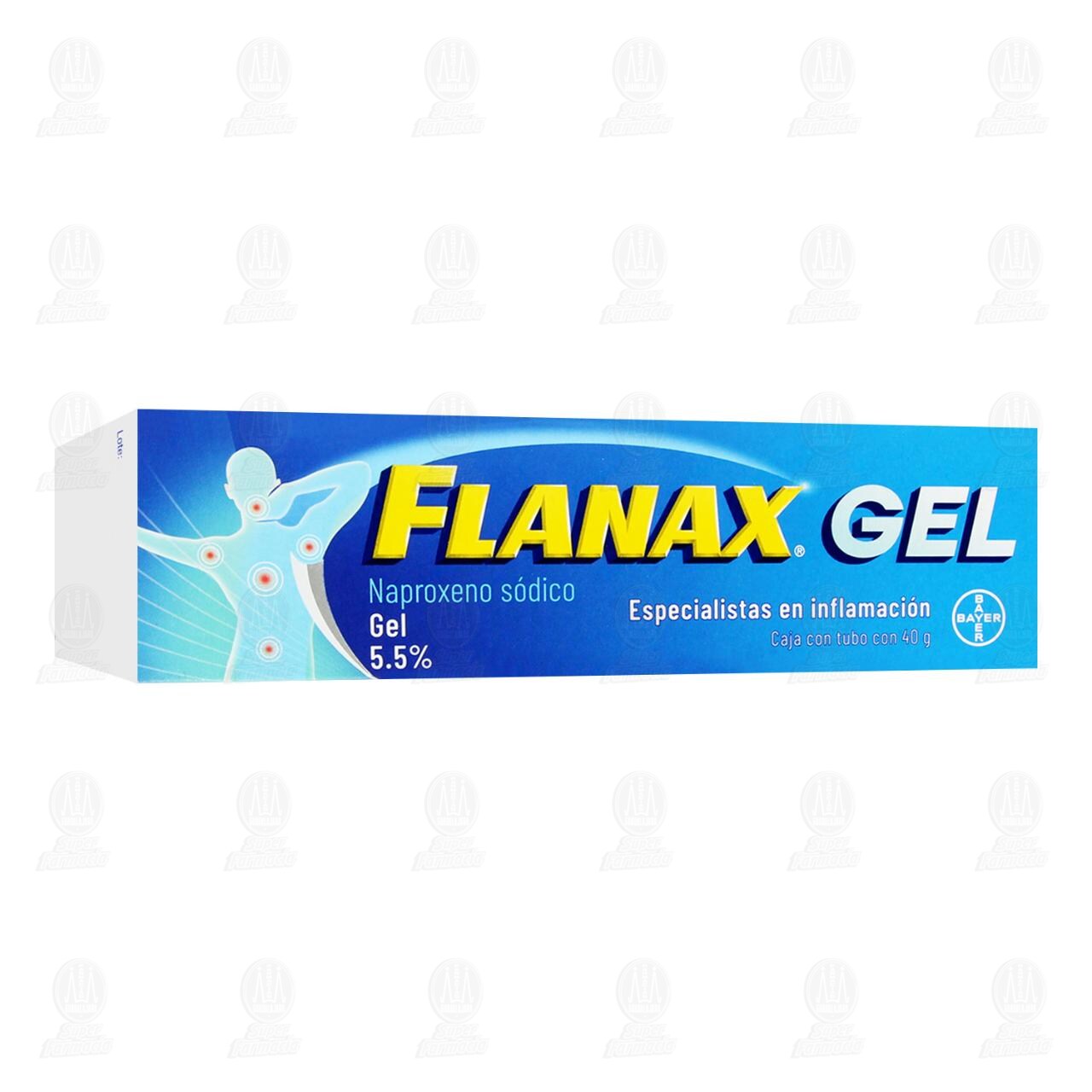 Flanax Gel Analg&eacute;sico Antiinflamatorio, 40 gr. image number 0