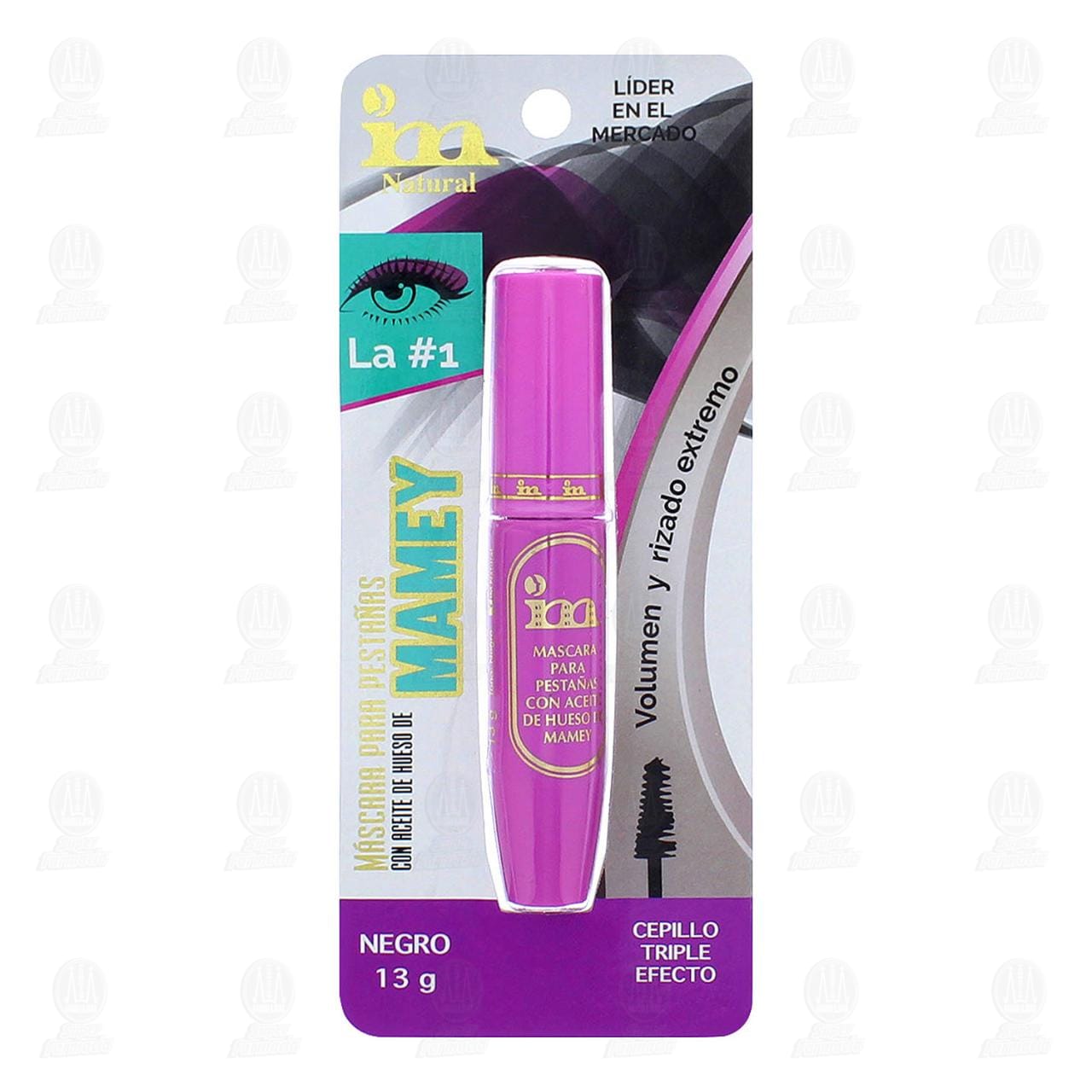 Rimel Im Natural con Aceite de Hueso de Mamey Color Negro Cepillo